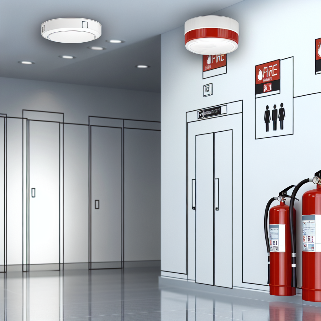 Fire Safety Equipment Illustration