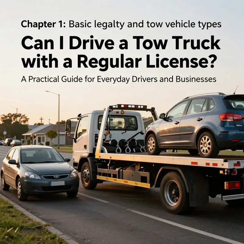_Illustrates basic tow vehicle types and the legal distinctions that apply to regular licenses._