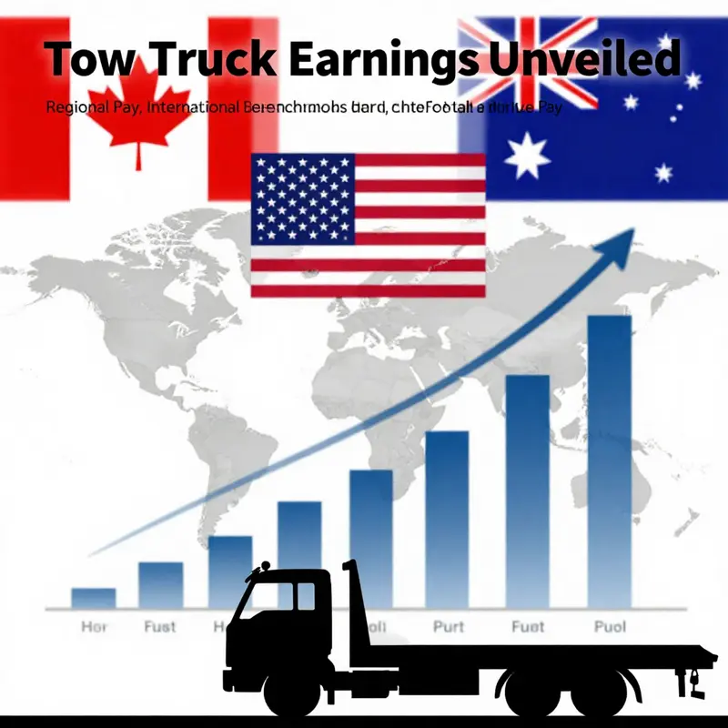Regional wage variation and economic context for tow truck drivers.