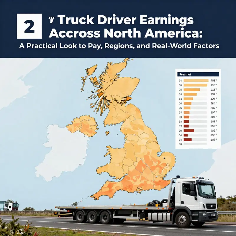US earnings landscape for tow truck drivers, highlighting average pay, regional variation, and data sources.