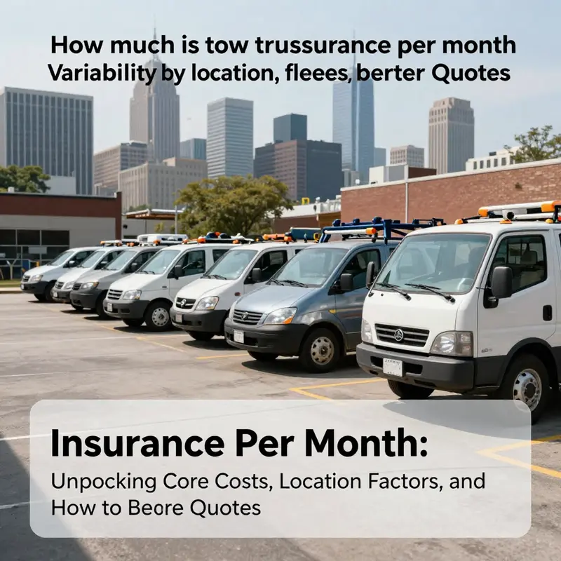Tow truck operators evaluate core cost ranges and the drivers behind monthly premiums.