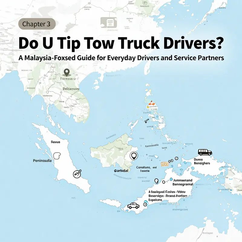 Tow operators operate under local norms where tipping is not expected and charges are pre-agreed.