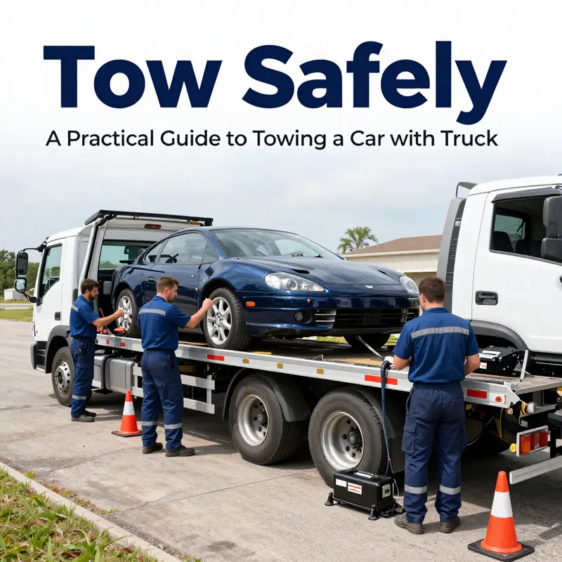 Safety preparation and checklists deployed before towing begins.