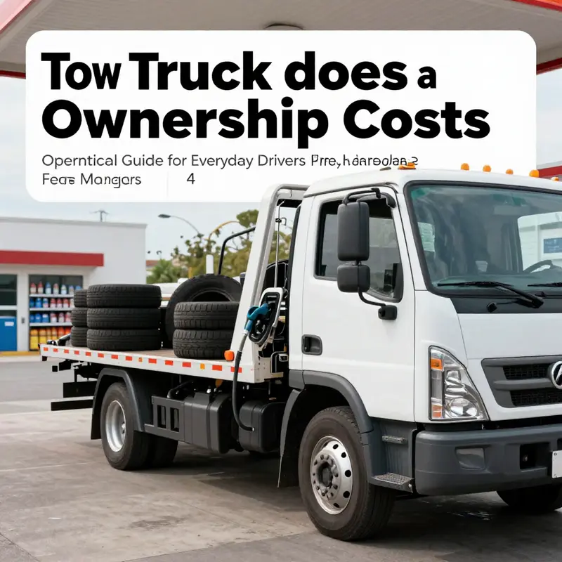Chapter 1 visualizes the upfront choice between used and new tow trucks and how selection drives initial cost.