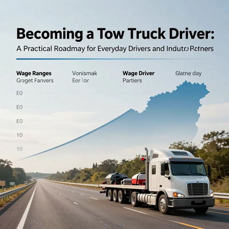 CDL licensing and the ‘T’ endorsement are foundational steps to becoming a tow truck driver.