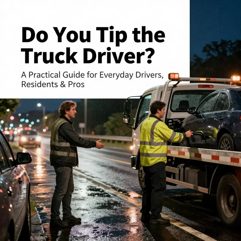 Etiquette basics and common tipping expectations for tow truck drivers.
