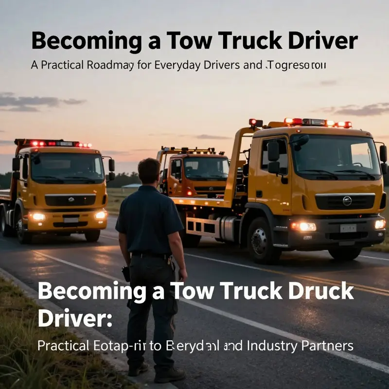 CDL licensing and the ‘T’ endorsement are foundational steps to becoming a tow truck driver.