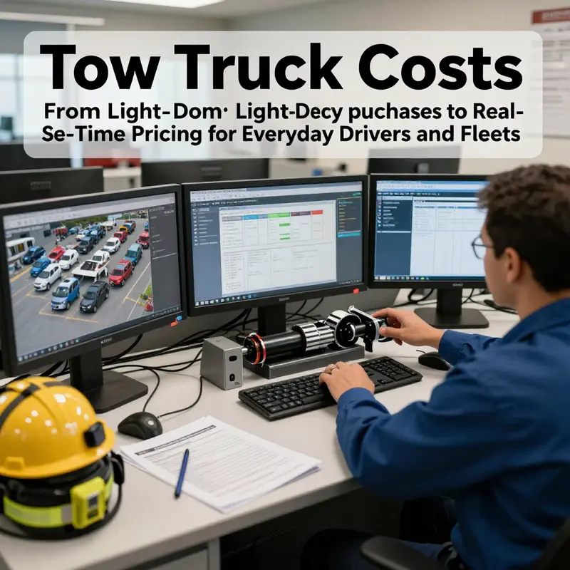 Overview of what drives light-duty tow truck prices and the typical new-unit price range.