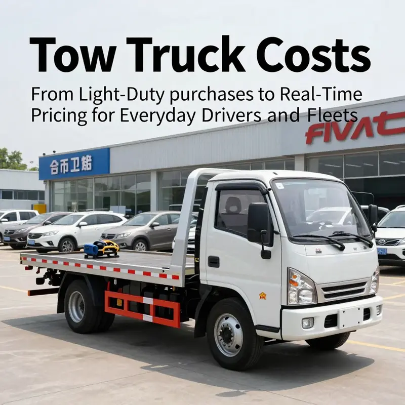 Overview of what drives light-duty tow truck prices and the typical new-unit price range.