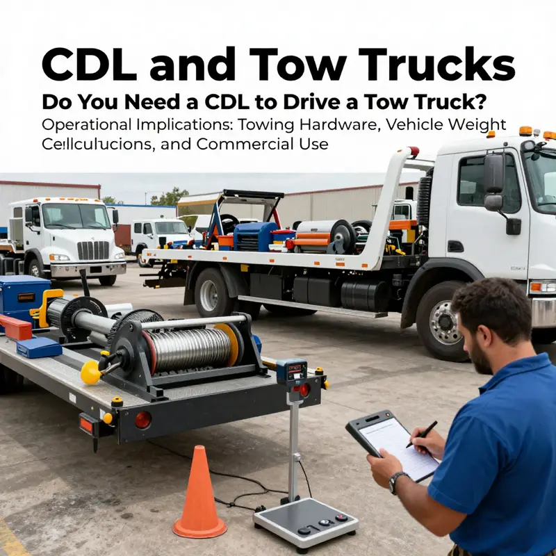 Federal GCWR framework and the 26,001-pound rule defining CDL eligibility for tow operations.