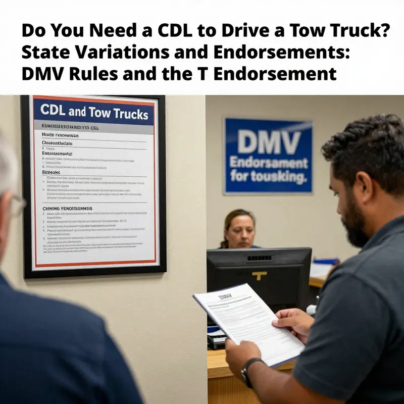 Federal GCWR framework and the 26,001-pound rule defining CDL eligibility for tow operations.