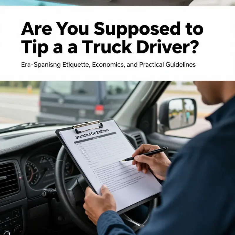 Tow-truck assistance on a city street in uncertain conditions, illustrating the context where tipping decisions arise and the norms that influence them.