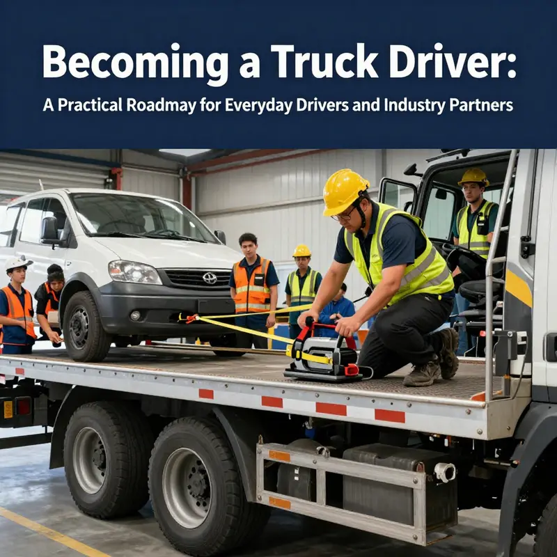 CDL licensing and the ‘T’ endorsement are foundational steps to becoming a tow truck driver.