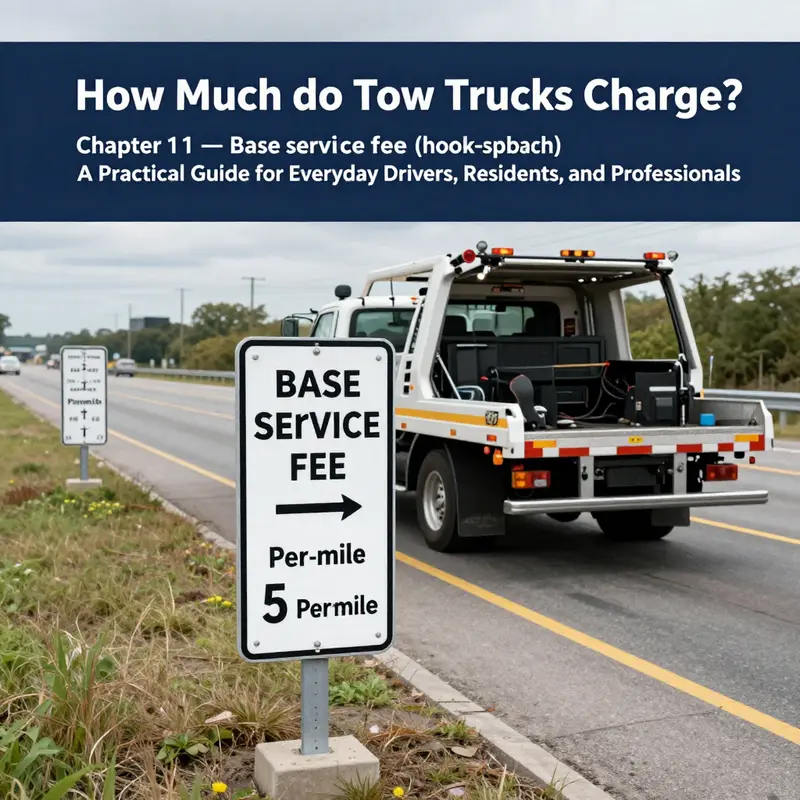 Overview of base service fee and per-mile rate as the foundation of tow pricing.