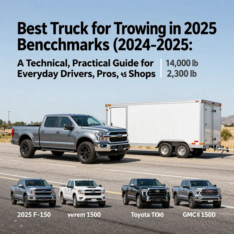 Tow ratings and payload benchmarks visualized across leading 2024–2025 pickups.