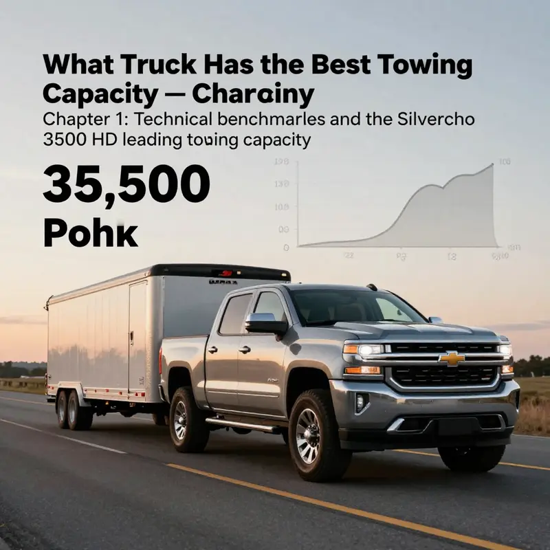 Silverado 3500 HD exemplifies leading towing capacity with a 35,500 lb maximum rating.