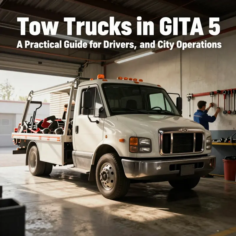 Tow truck scene during The Big Score introduces practical towing mechanics within a mission context.