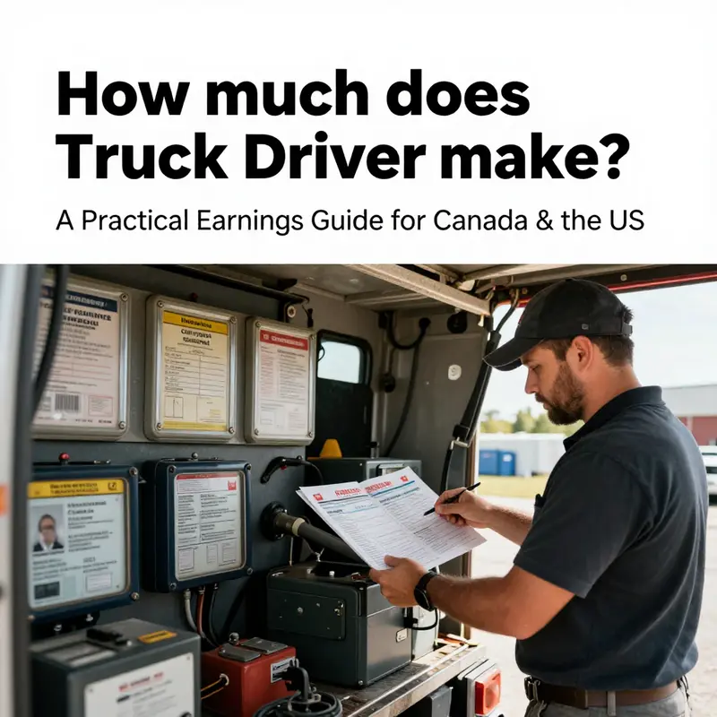 Overview of tow truck driver earnings across Canada and the United States.