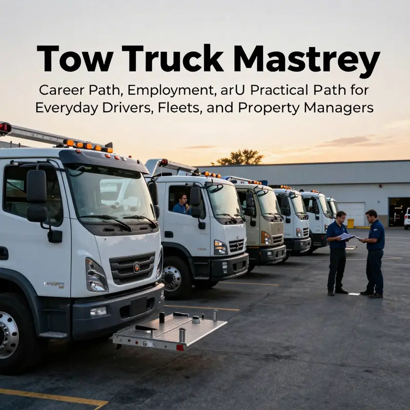 Foundational eligibility: age and licensing basics for starting a tow truck career.