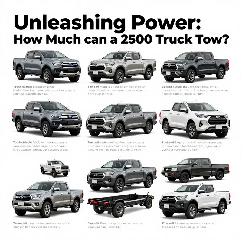 Discover the specifications that define the towing capacities of 2500 trucks.