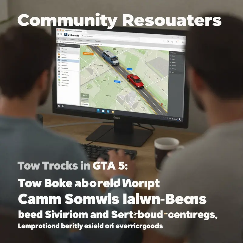 Classic Tow Truck at Paleto Bay’s fixed spot outside Custom Works.