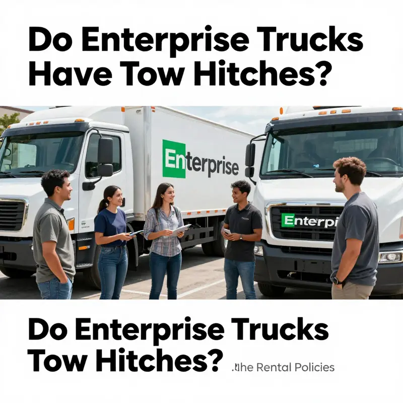 Overview of Enterprise’s official policy regarding the towing capabilities of their rental trucks.