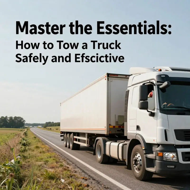 Understanding the importance of thorough vehicle inspections before towing.