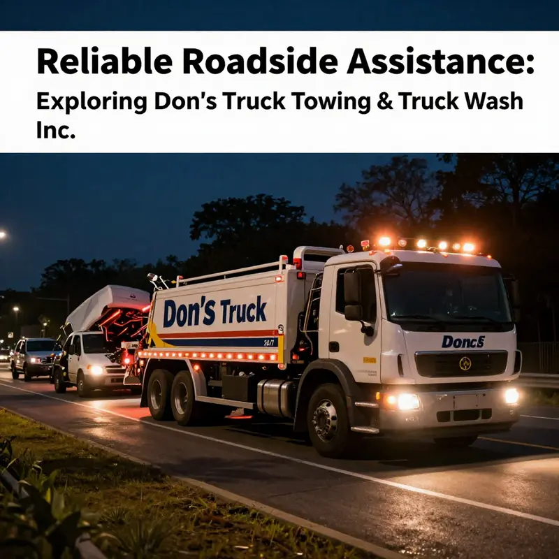 Don’s Truck Towing provides round-the-clock emergency services for stranded vehicles.