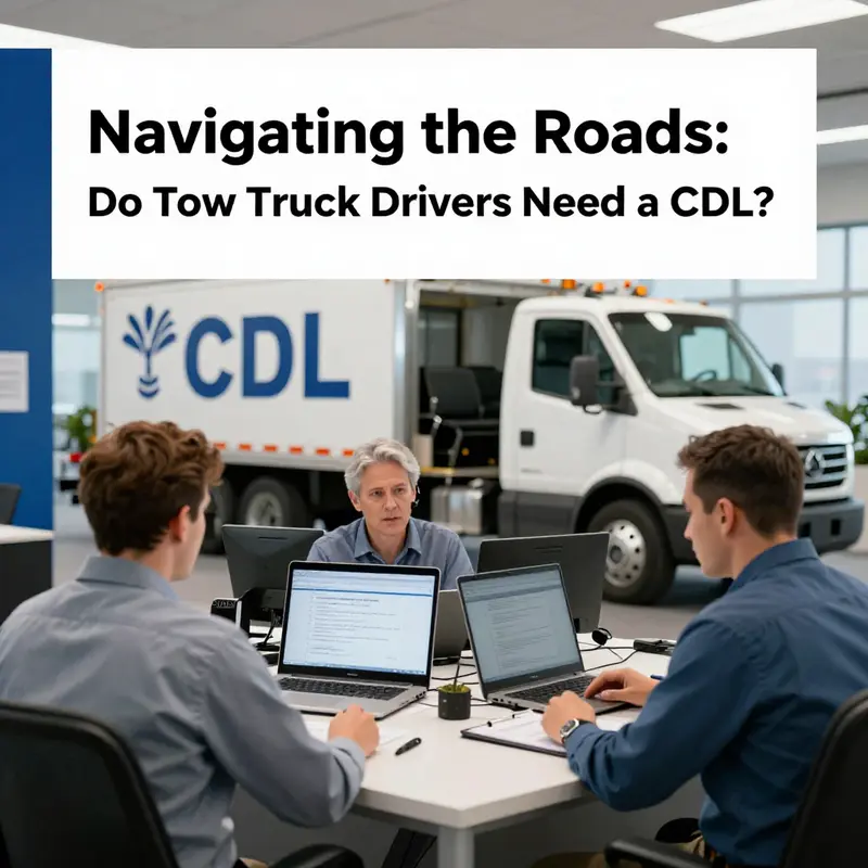 Understanding the regulatory landscape for CDL requirements in tow truck operations.