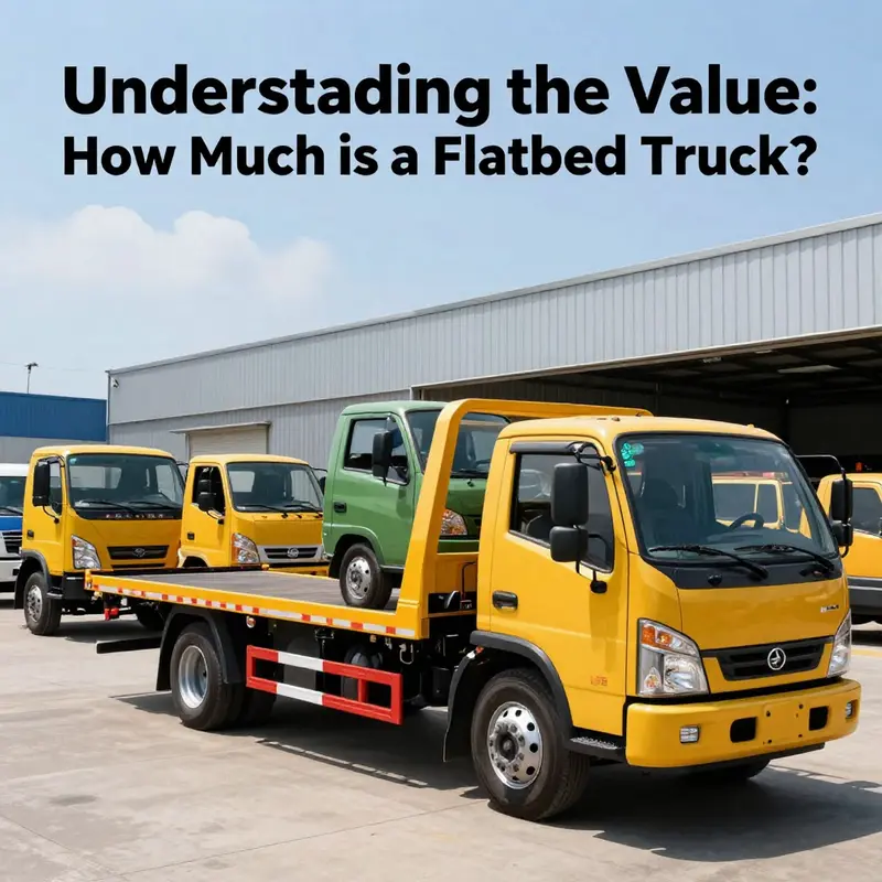 A diverse selection of flatbed tow trucks representing various price ranges and capacities.