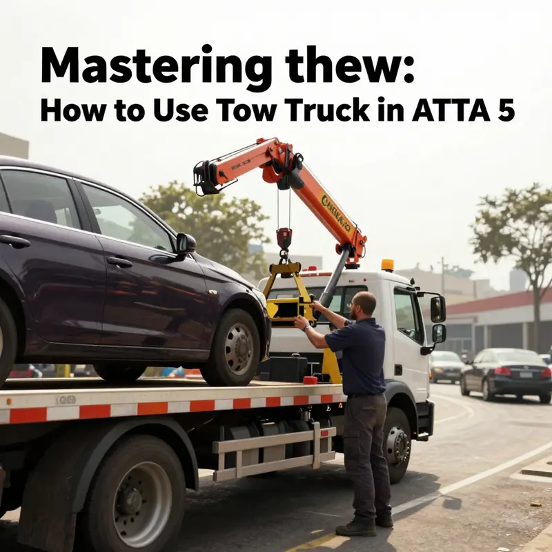 Finding the perfect tow truck in Los Santos.