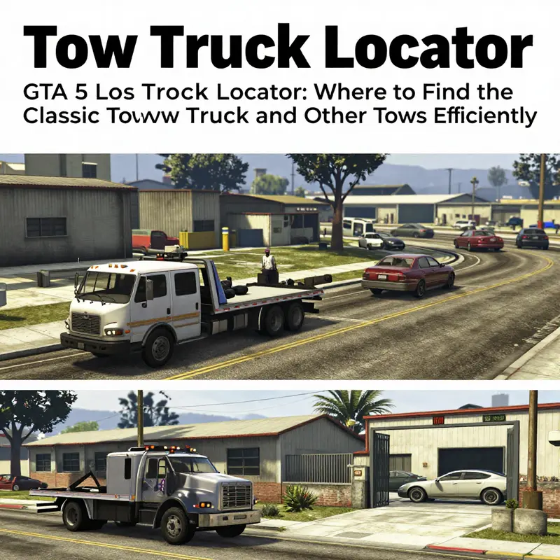 The Classic Tow Truck frequently spawns directly outside the Paleto Bay CVS entrance, making it the most reliable anchor for GTA 5 tow-truck hunts.