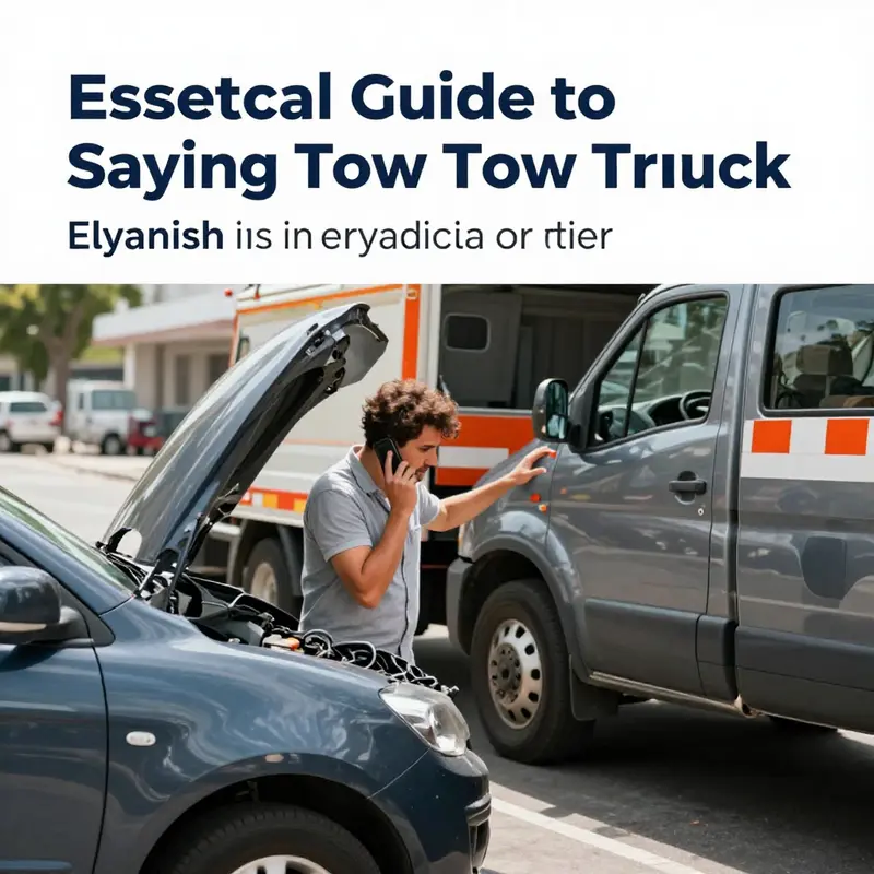 The term ‘grúa’ exemplifies the primary translation for ‘tow truck’ in Spanish-speaking languages.