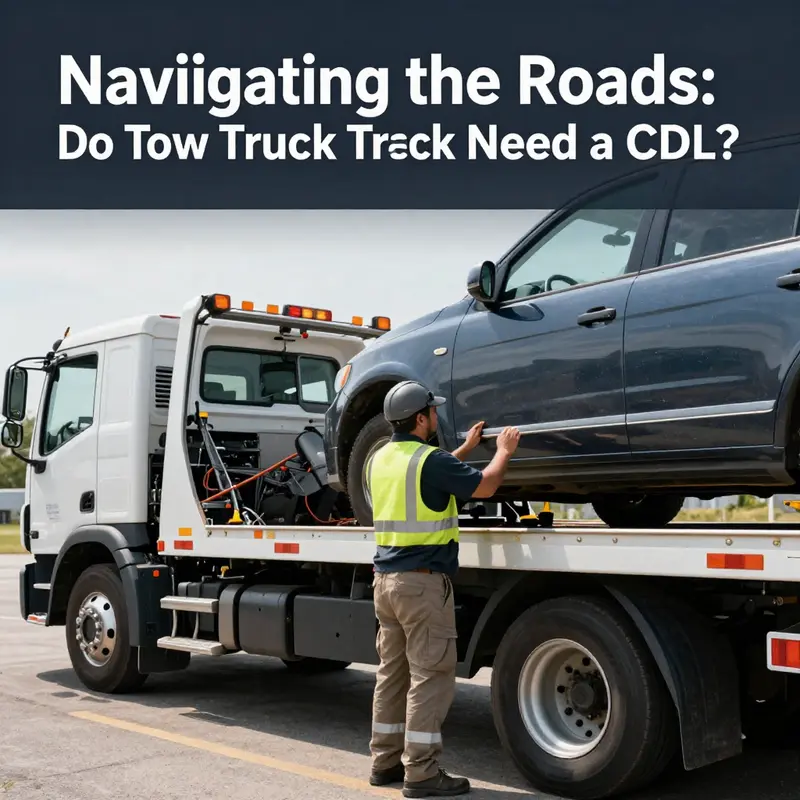 Understanding the regulatory landscape for CDL requirements in tow truck operations.