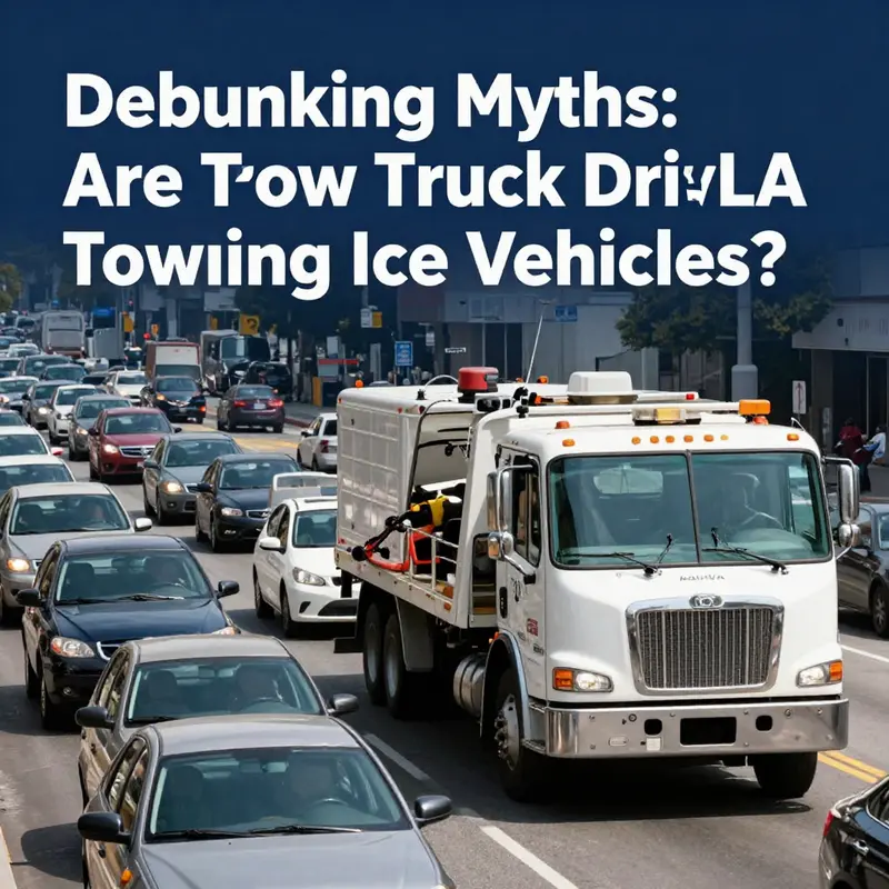 An overview of the types of vehicles tow trucks handle in Los Angeles, dispelling myth and confusion around ‘ice vehicles’.