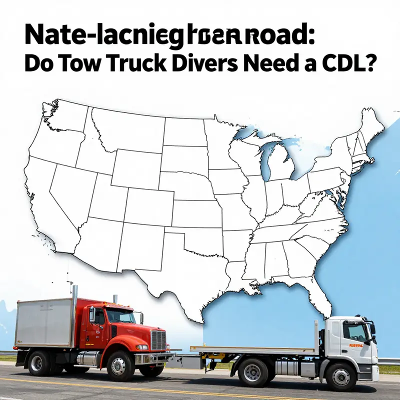 Understanding federal regulations regarding CDL requirements for tow truck drivers.