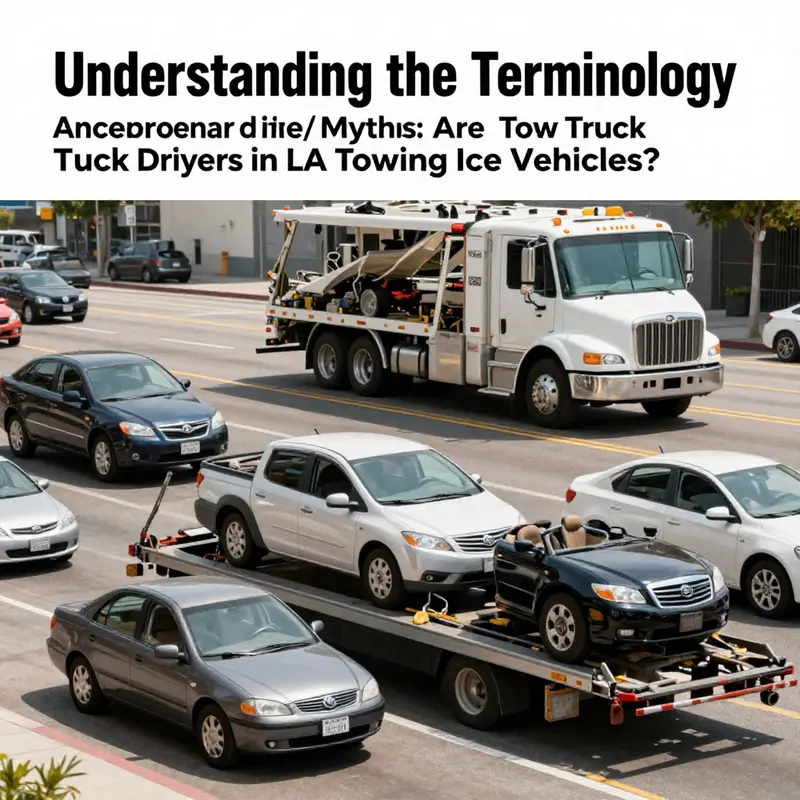 An overview of the types of vehicles tow trucks handle in Los Angeles, dispelling myth and confusion around ‘ice vehicles’.