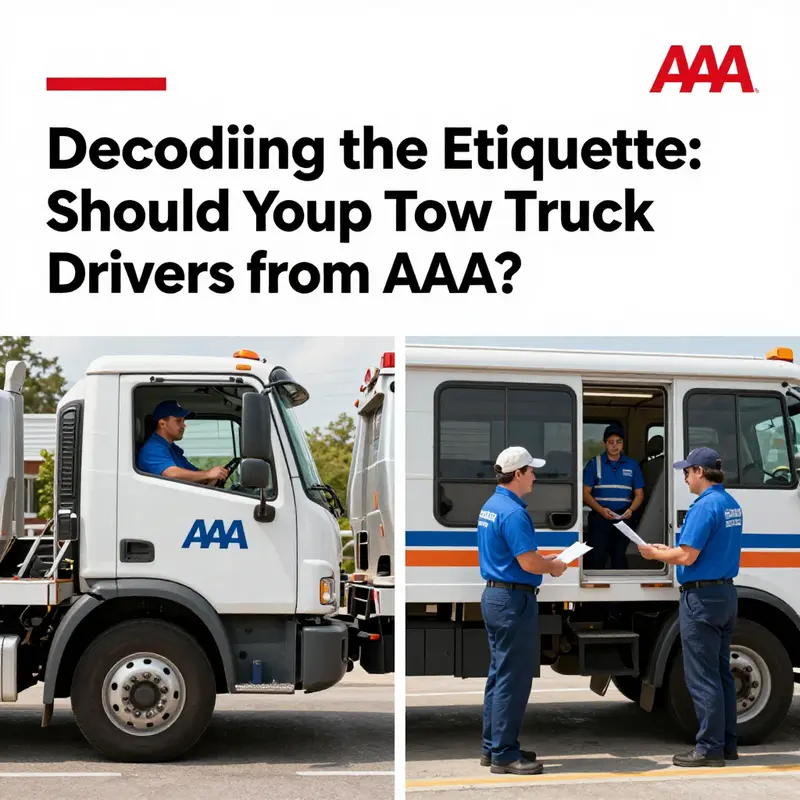 Understanding the norms around tipping for tow truck services.