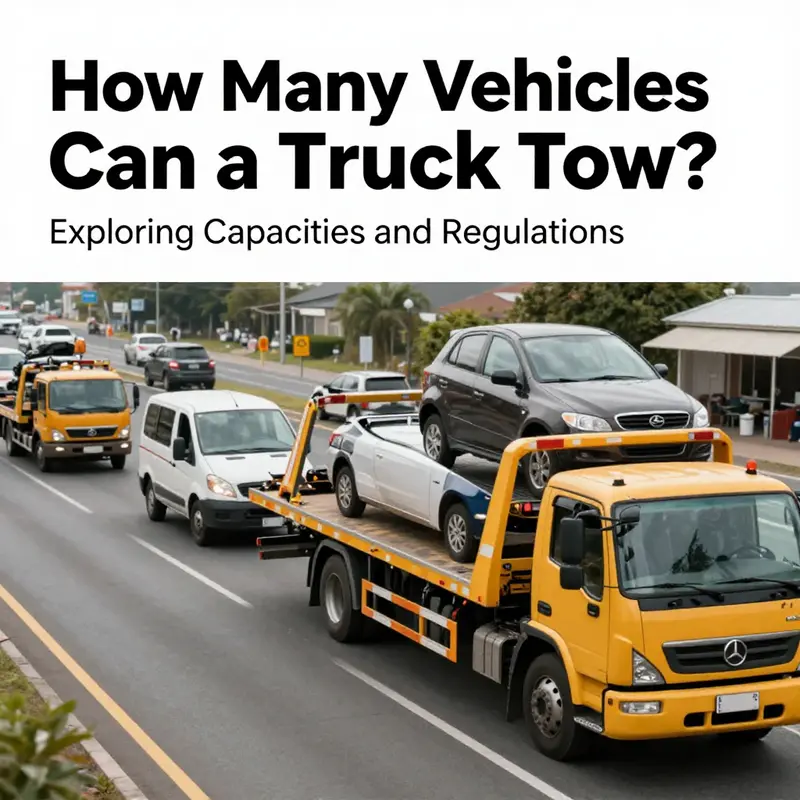 A busy road scene featuring different tow trucks engaged in vehicle recovery.