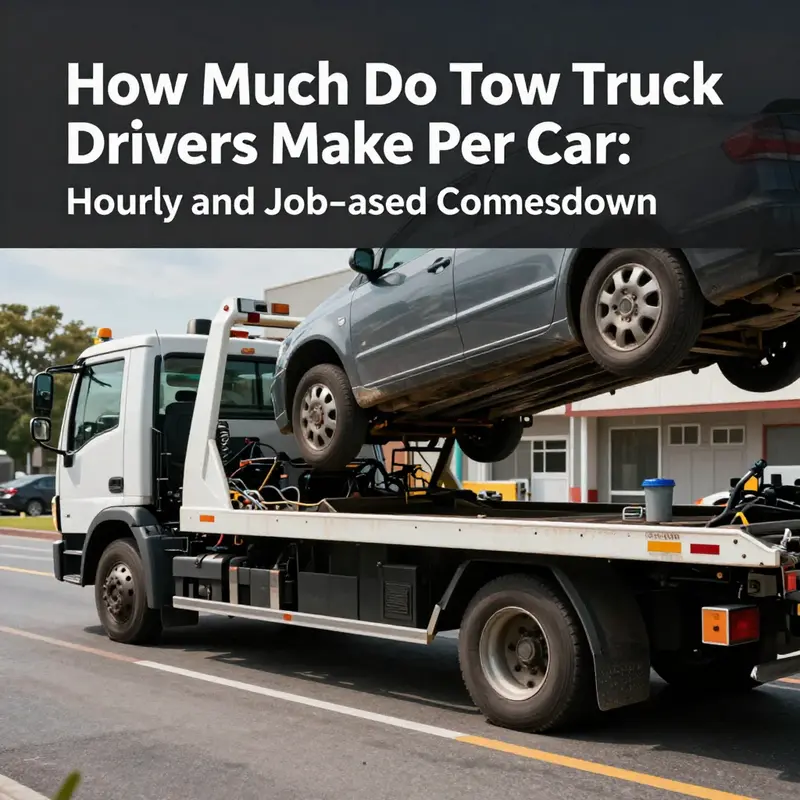 Tow truck drivers utilize equipment to tow vehicles, their income influenced by hourly and job-based payment systems.