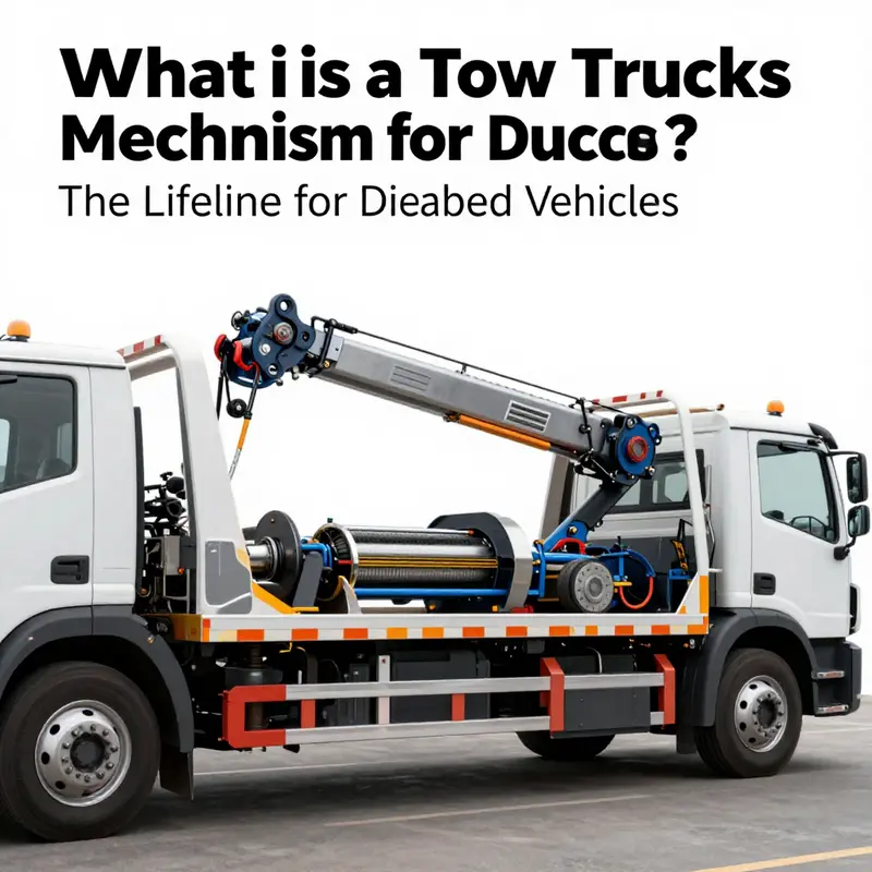 Various types of tow trucks, illustrating their specific functions and applications.