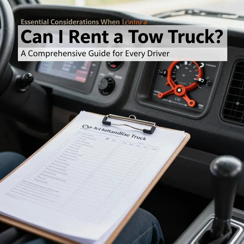 A family considers their tow truck options while discussing with a rental agent.
