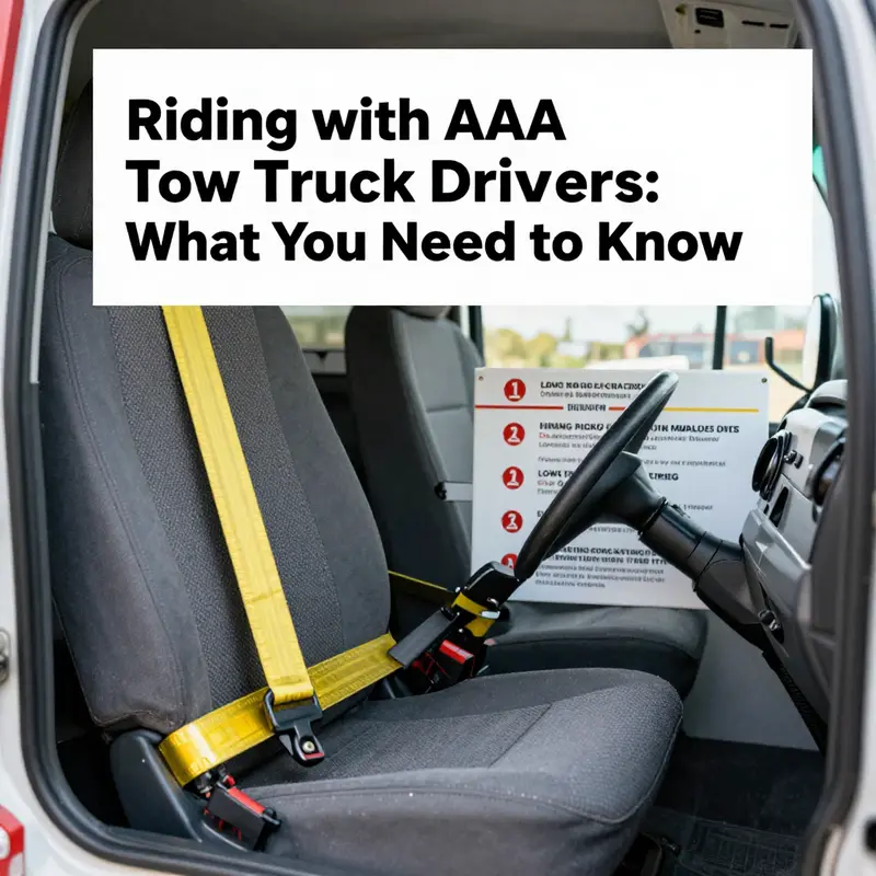 A tow truck driver discussing towing procedures with a stranded motorist.