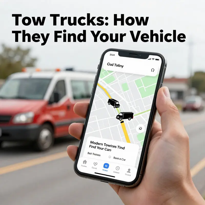 A tow truck connects to a vehicle as a parking enforcement officer monitors the illegal parking situation.