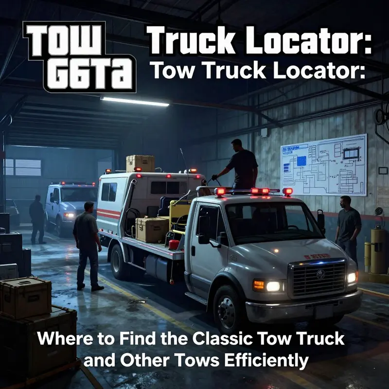 The Classic Tow Truck frequently spawns directly outside the Paleto Bay CVS entrance, making it the most reliable anchor for GTA 5 tow-truck hunts.