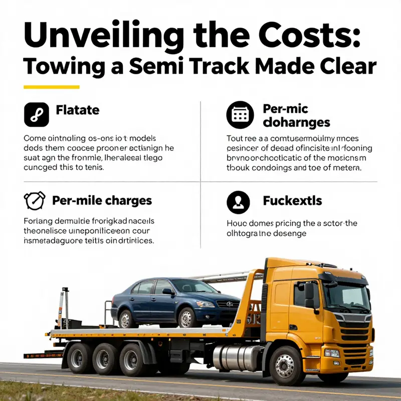 Key factors that affect the costs associated with towing a semi truck, including distance, time, and vehicle size.