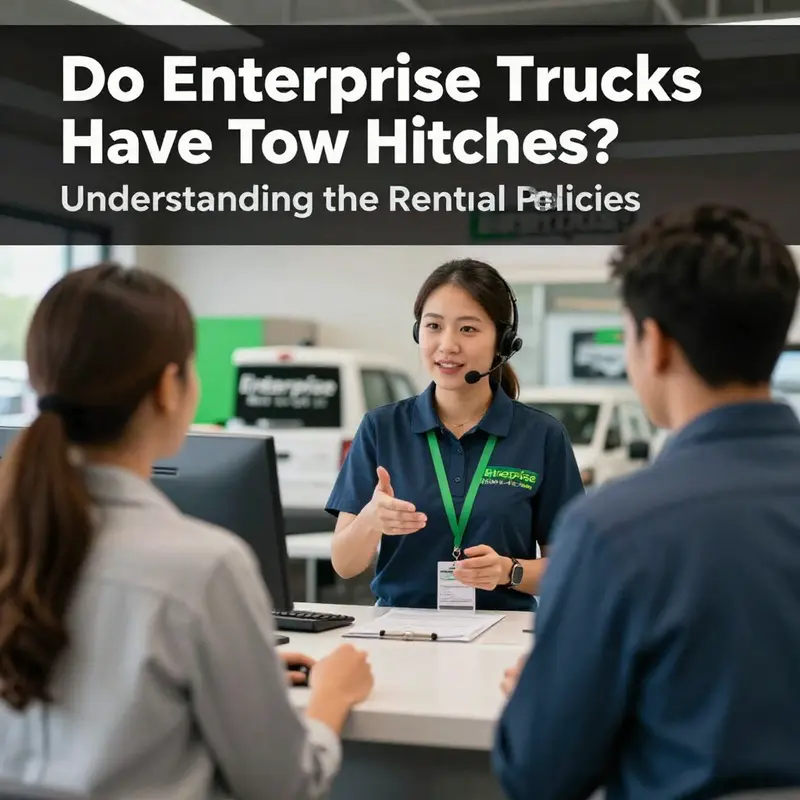 Overview of Enterprise’s official policy regarding the towing capabilities of their rental trucks.