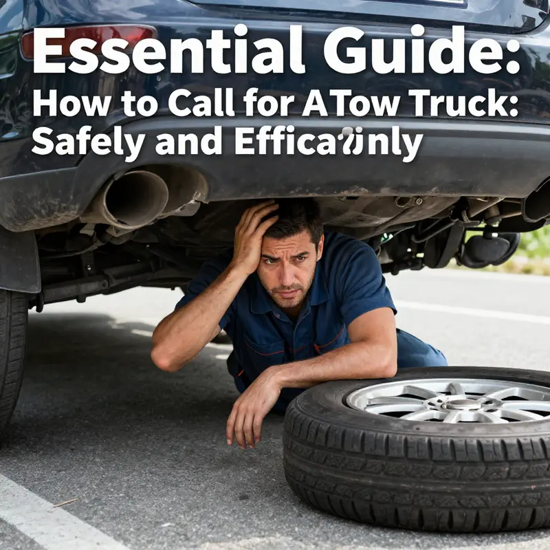 Prioritizing safety while calling for roadside assistance.