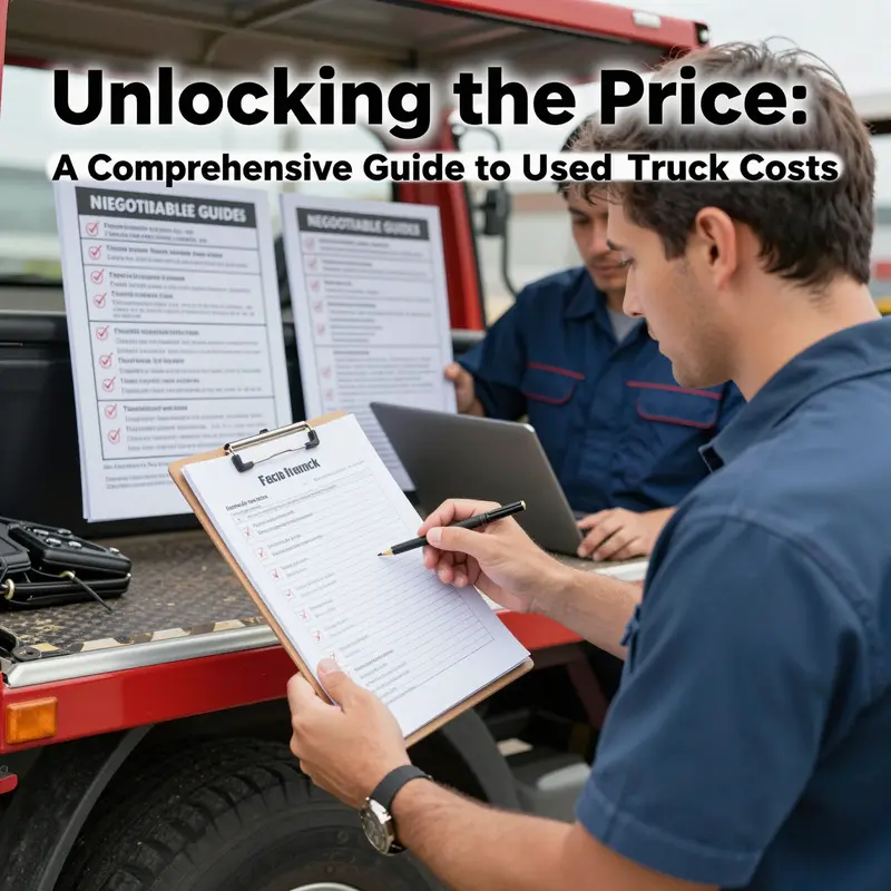 A variety of used tow trucks available in the market, reflecting the current pricing trends.