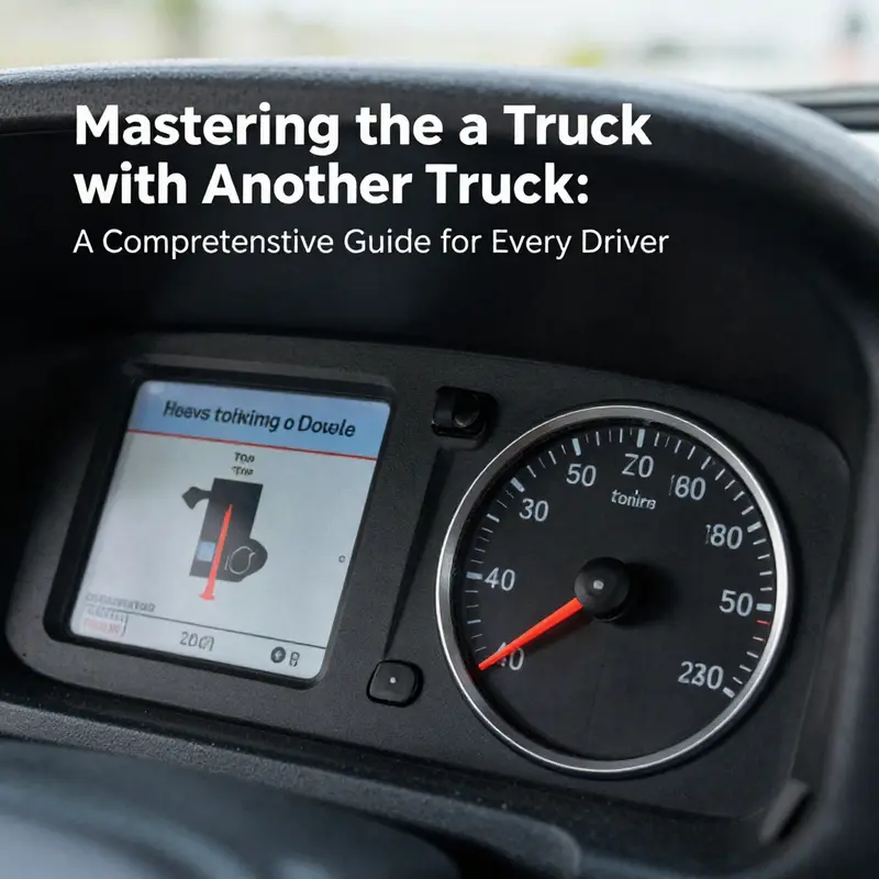 Dashboard view highlighting towing capacity alongside the owner’s manual for reference.